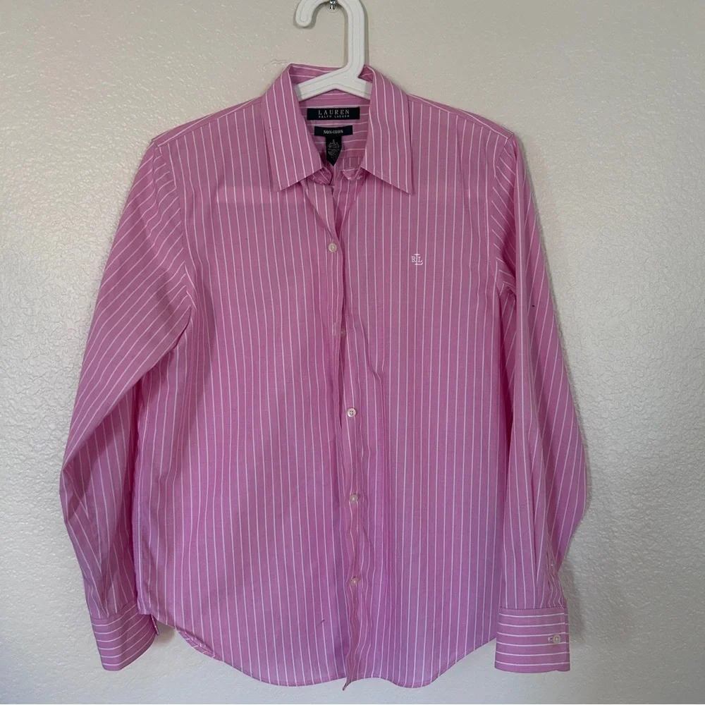 Ralph Lauren Striped Button Down - Picture 3 of 5